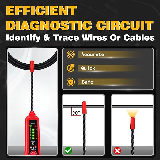 AWBLIN Wire Tracer Automotive Electrical Open & Short Finder Circuit Tester - Image 5