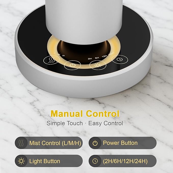 Waterless Diffuser,1500 Sq Ft,Ring Ambient Light,Rechargeable Wireless, Aluminum,Remote Control&Touch Buttons,Adjustable Fragrance Intensity&Timer,Hotel Collection Scent Machine - Silver