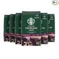 Starbucks Ground Coffee, Dark Roast Hot or Iced Coffee, Espresso Roast, Six 18 oz Bags