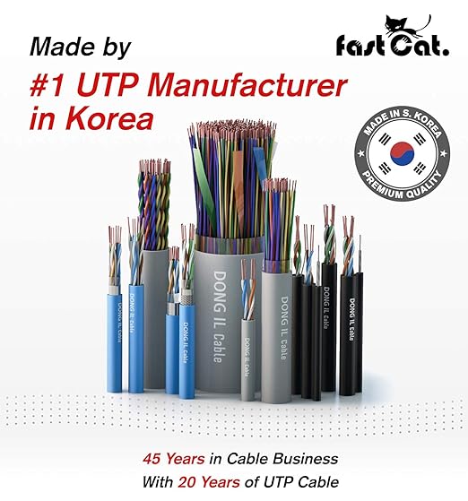 fast Cat. Speaker Wire 16 Guage 2C, UL Listed & CMR/CL3R-FT4 Rated - Speaker Cable w/PVC Jacket, 100% Oxygen-Free Pure Bare Copper - (65) HighFlex 16 Guage Wire - in-Wall Use-500ft Bulk Cable, Purple
