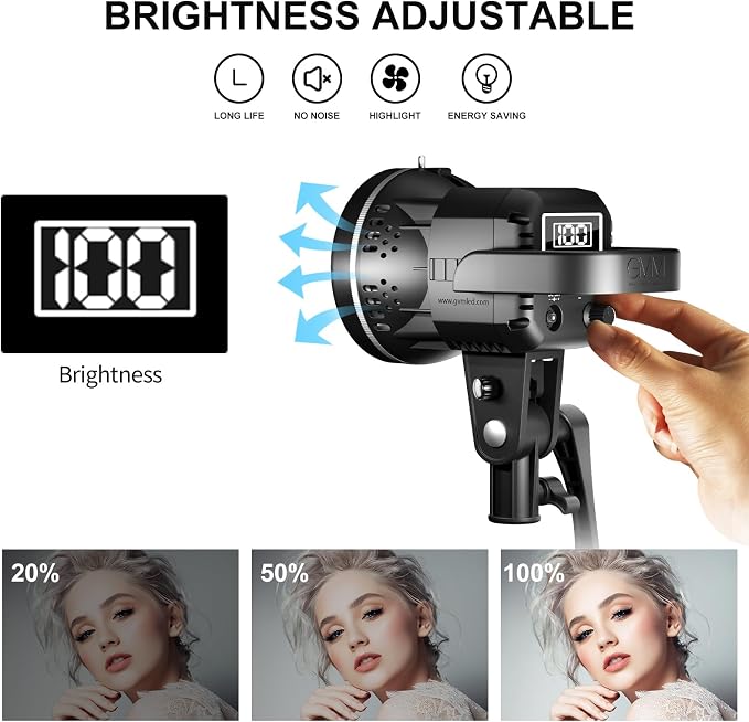 GVM 80W Video Light, Studio Lights - Image 3