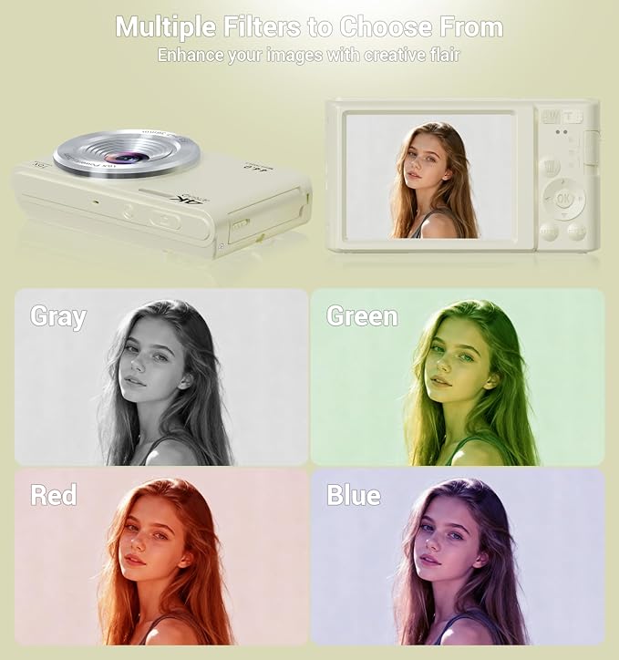 Digital Camera, Upgraded FHD 4K Digital Camera - Image 5