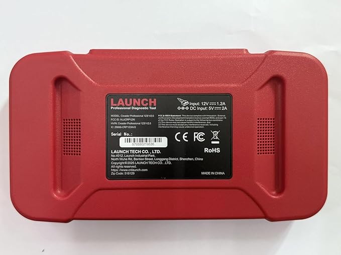 LAUNCH OBD2 Scanner CRP123I V3.0 Elite,2026 Lifetime Free Update Engine ABS SRS Transmission Scan Tool, Oil/Throttle/SAS/EPB/DPF/BMS Reset/ABS Bleeding Car Scanner,FCA SGW, CANFD & DoIP,Battery Test