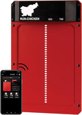 Run-Chicken Door T50 – Automatic Chicken Coop Door Opener, Battery Powered & Weatherproof Aluminum, Smart App & Timer Control, Predator Proof, Easy Install, Reliable All-Season Performance (Red)