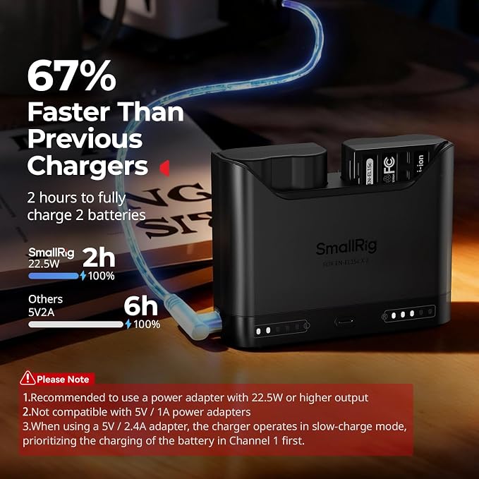 SMALLRIG EN-EL15c Camera Battery Set - Image 3
