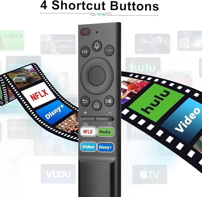 BN59-01385A Voice Remote for Samsung-Frame-TV-Remote, for Samsung Smart TV UHD OLED QNED with Voice Function