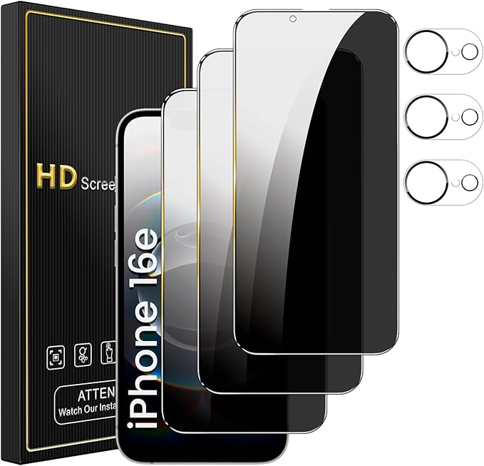 Romkasi 3 Pack Privacy Screen Protector by Unknown