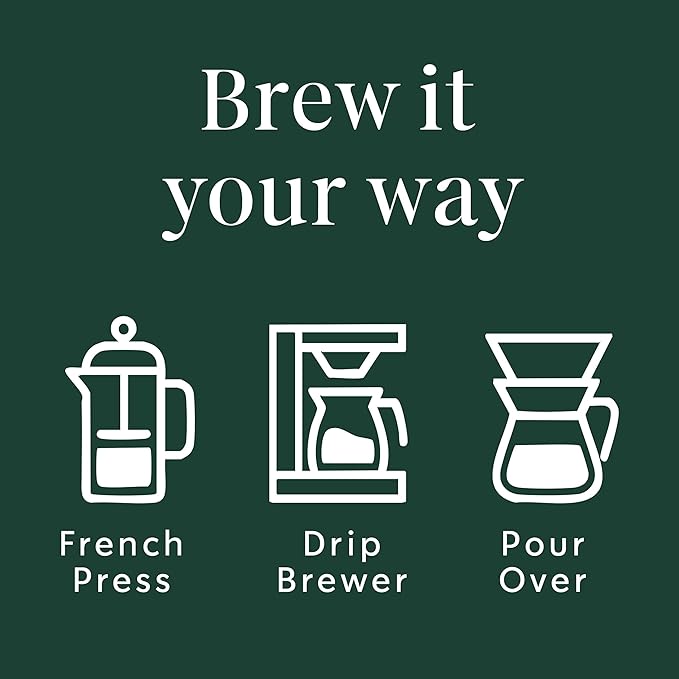 Starbucks Whole Coffee Beans, Dark Roast Hot or Iced Coffee, Single-Origin Sumatra, Six 12 oz Bags