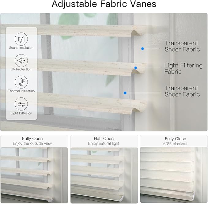 Tokblind Motorized Sheer Shade with Remote Control, Light Filtering Electric Roller Blind Compatible with Alexa via Hub, Rechargeable Smart Window Shade Custom Size (Light Filtering Texture Beige)