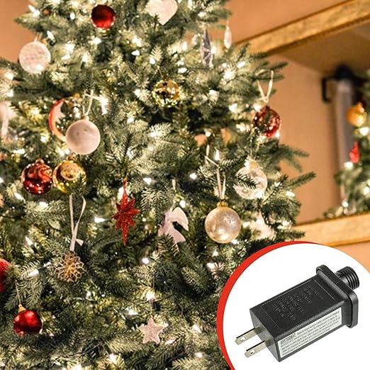 SIGANDG 30V 9W LED Transformer Replacement Class 2 Power LED Controller with 8 Modes Supply for Christmas String Light Inflatable Decorations IP44 Waterproof Low Voltage Transformer(2 Pcs)