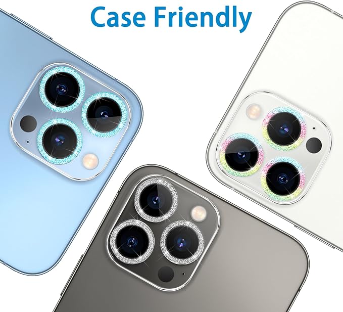 【3 Pack】Dengduoduo Tempered Glass Camera Lens Protector - Image 6