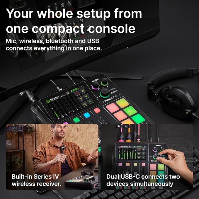 RØDE RØDECaster Duo Compact All-in-One Audio Production Solution - Image 7