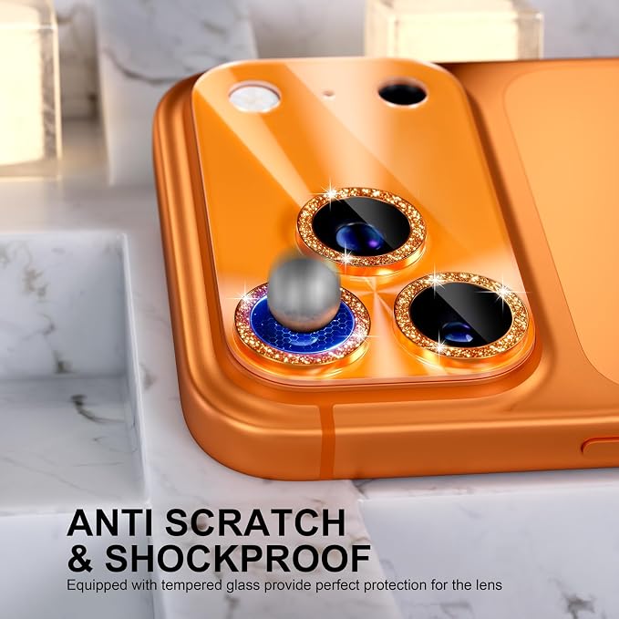 Choiche Compatible for iPhone 17 Pro Camera Lens Protector, Bling Camera Cover - Image 3