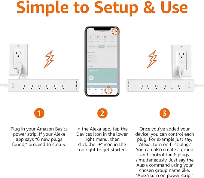 Amazon Basics Smart Plug Power Strip - Image 4