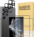 XDesign [2+2 Pack Galaxy S23 Ultra Screen Protector, 9H Tempered Glass Scratch by XDesign