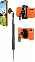 Golf Monopod Phone Stand with Ground Spike, Magnetic Phone Holder by Elsteia
