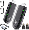 Dnogjo Wireless HDMI Transmitter and Receiver 4K, Plug & Play 2.4G/5G Portable Wireless HDMI Extender Kit, 1080P/60Hz for Video and Audio Streaming to Monitor from TV Box/PC/Laptop/Projector
