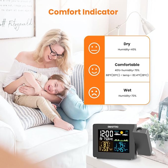 SMARTRO SC91 Projection Alarm Clock - Image 5
