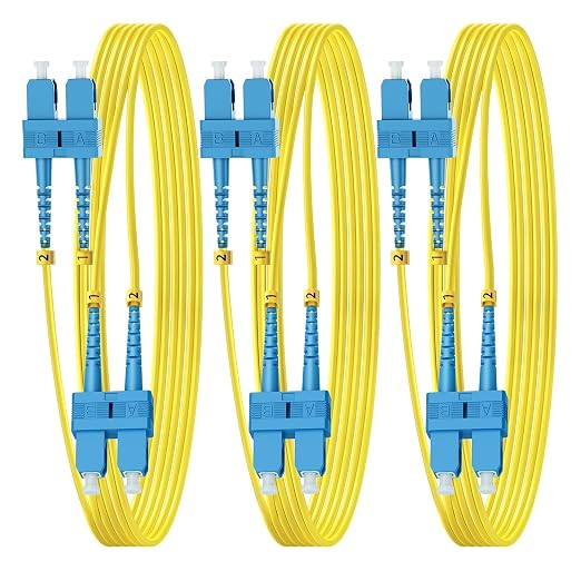 FiberPrime- OS2 SC to SC Single Mode Fiber Patch Cable, Duplex Singlemode by Unknown