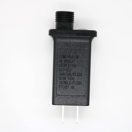 2 Pcs 8 Mode Light LED Transformer 12V LED Controller Class 2 Power Supply,Transformer US Plug Adapter Replacement for String Light, not Fit 8 Mode with Control Box and 1 Mode String Light