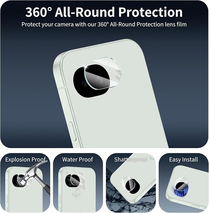3+3+1-Pack, Privacy Screen Protector and Camera Lens Protector - Image 6