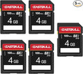 EASTBULL 5-Pack of SD Card 4GB Class 10 SD Card U1 V30 High-Speed 100MB/s Read by EASTBULL