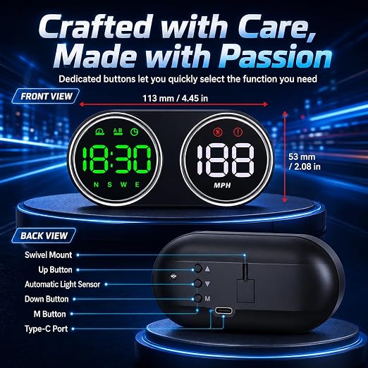 GPS Speedometer for Car GPS Speedometer HUD - Image 5