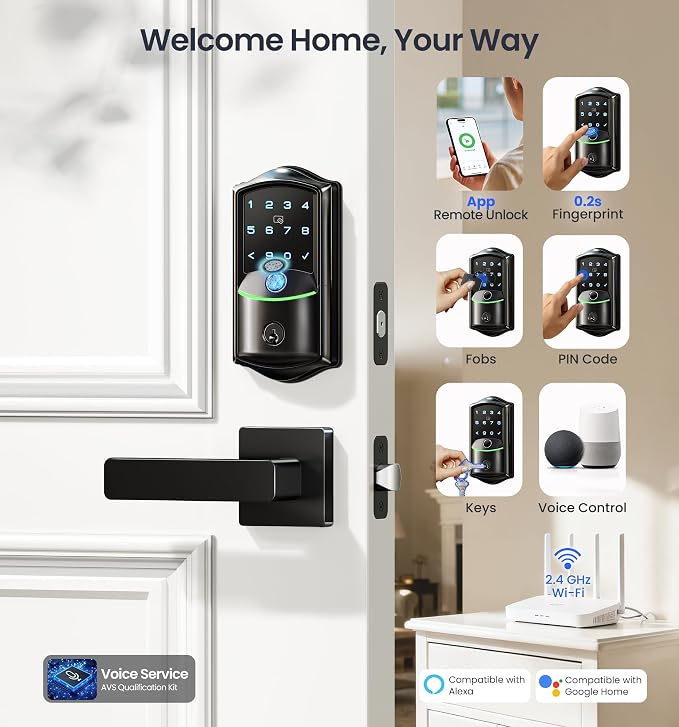 Veise VE027-L Built-in WiFi Smart Lock - Image 2
