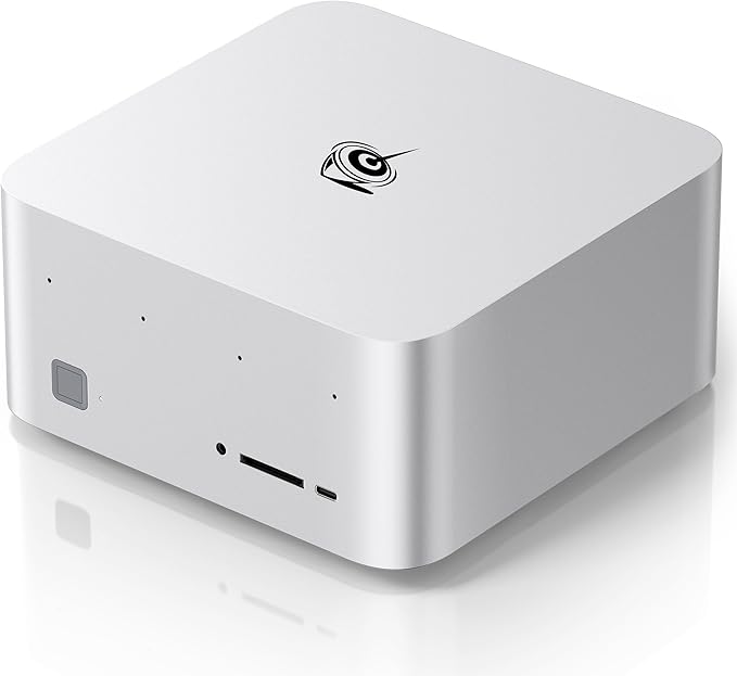 Beelink Mini PC, GTR9 Pro AMD Ryzen AI Max+ 395 CPU (126 Tops), 128GB RAM 2TB Crucial SSD, Mini Computer 10GbE Dual LAN/WiFi 7+BT5.4/8K Quad Display/USB4.0 * 2/SD Card Slot/DeepSeek 70B