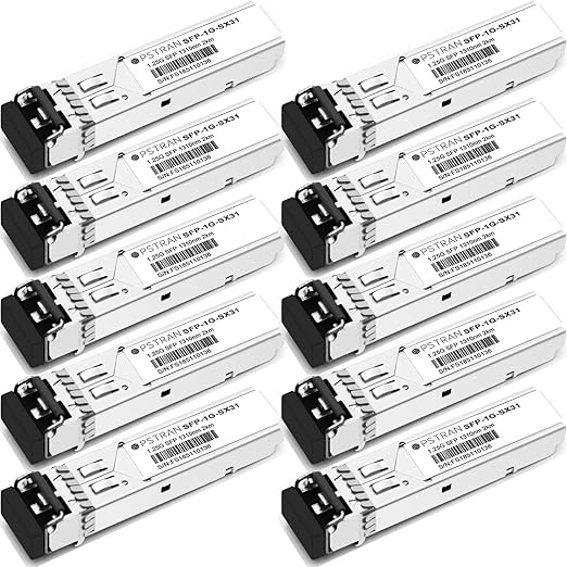 OPSTRAN 1000BASE-SX SFP Optical Transceiver Module Compatible with Fortinet FG-TRAN-SX 1310nm 2km DDM Duplex LC MMF 10 Pack
