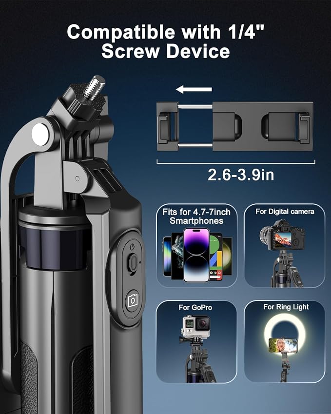 Yeaki 71" Phone Tripod, Tripod for iPhone - Image 5
