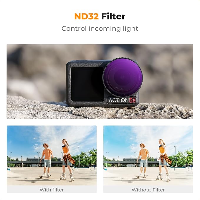 K&F CONCEPT Push-in Fit ND32 Lens Filter - Image 3