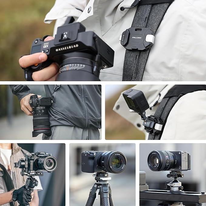 ULANZI F38 Camera Backpack Strap Base Mount Clip Quick Release - Image 5