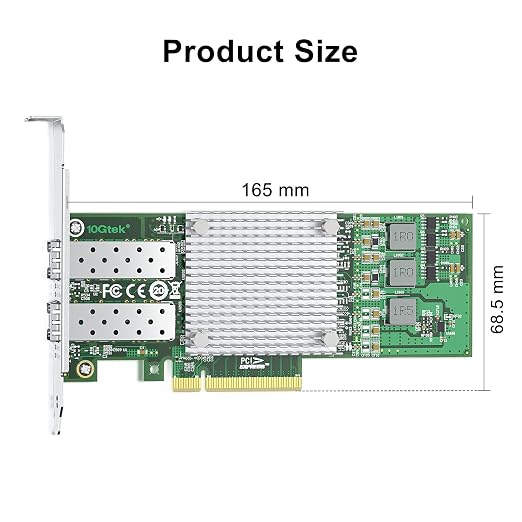 10Gtek 10Gb PCI-E NIC Network Card, - Image 3