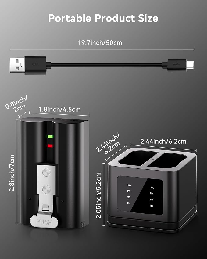 2 Pack 7200mAh Replacement for Ring Battery - Image 7