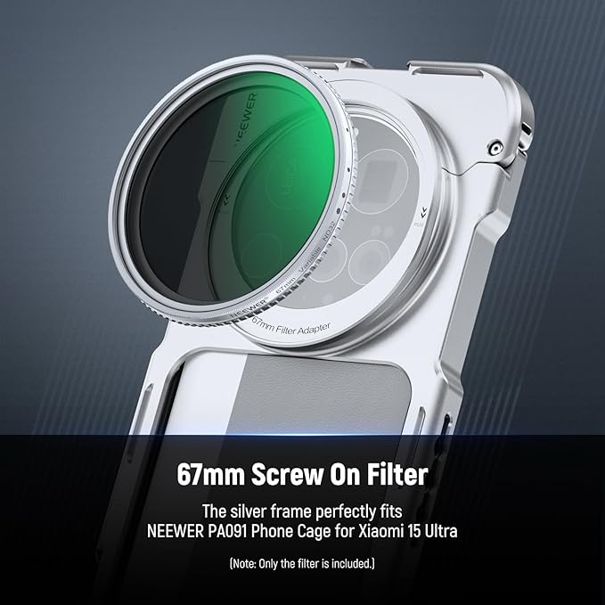 NEEWER 67mm Variable ND Filter, Slim HD ND2-32 Adjustable Neutral Density - Image 4