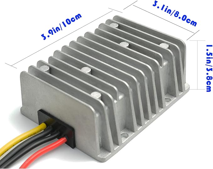 MGGi Voltage Reducer 36V 48V Step Down to 24V 30A 720W, Waterproof Big-Size DC Converter, High-Power Power Supply Module Buck Transformer for Golf Cart, Forklifts, Car