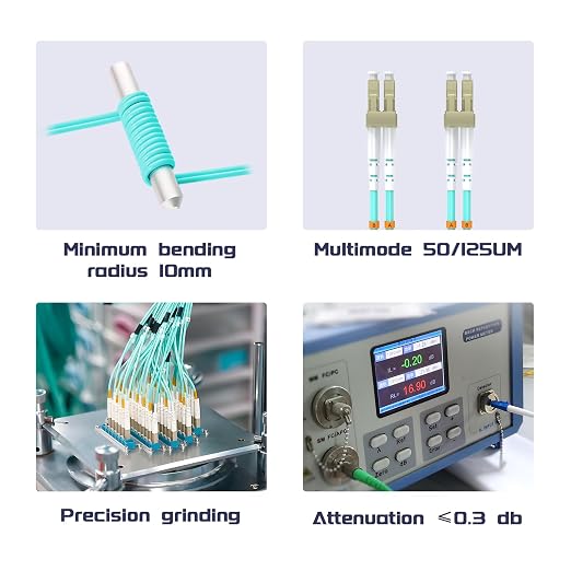 10Meters 32ft LC/UPC-LC/UPC 10GB Multi-Mode Fiber Optic Cable LC to LC OM3 - Image 5