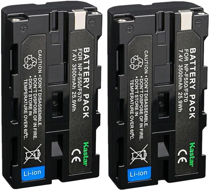 Kastar NP-F580 Battery 7.4V 3500mAh Replacement by Kastar