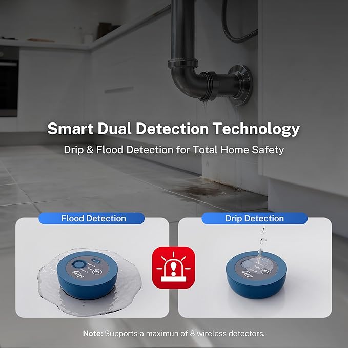 iSpring LS43WL Smart Leak Shut-Off System, Automatic Water Leak Detector - Image 4