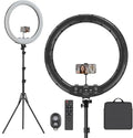 Hagibis 21 inch Ring Light with Stand Outer 55W 5600k Dimmable LED Light, Tripod Stand,and Phone Holder，Remote Controller,Carrying Bag ，CRI 97+ 2540lux, for Streaming Home Office Zoom Call Lighting