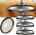 ACOHOOK 500W LED High Bay Light AC100-277V High Bay LED Light 5000K 75000LM UFO LED Lights with US Plug Suit for 30-60FT Height-𝟓𝐘𝐫𝐬 𝐖𝐚𝐫𝐫𝐚𝐧𝐭𝐲-3Pack