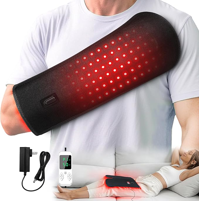 Red Light Therapy for Hands & Wrist,2026 Upgrade 4 Therapy Modes, 5-Level Intensity,10–90 Min Timer, Red & Infrared Light Therapy Device for Home Use (16.5IN*7IN)