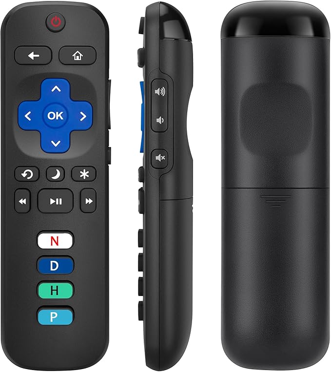 Replacement RC280 RC282 fit for TCL-Roku-TV-Remote-Control, Universal TV Remote for Roku Ruko Ruku Hisense, Onn, Sharp, Philips TVs