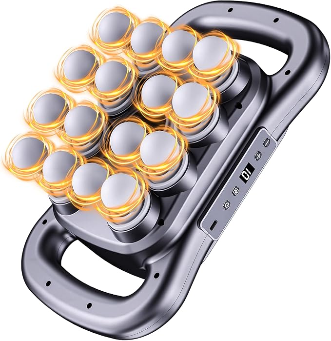 Cexovil 16-Head Massage Gun,2026 Upgrade Deep Tissue Percussion Massager with 9 Modes 9 Intensities, 2600mAh 6H Runtime, Quiet Muscle Tension Release Electric Massage Tools for Back, Shoulders, Legs