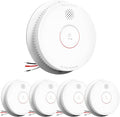 SITERWELL Smoke Detector, Hardwired Interconnected Smoke Detector, by SITERWELL