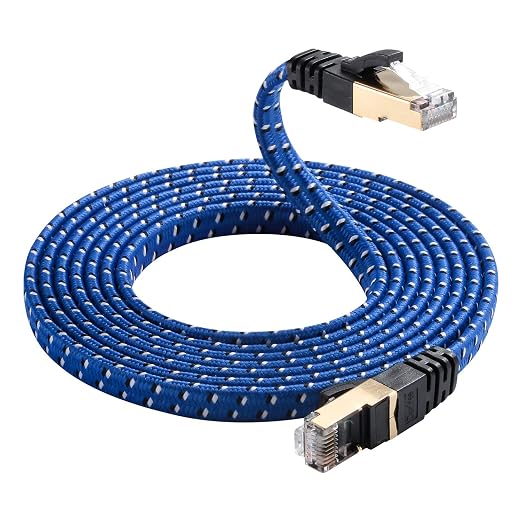 DanYee Cat 8 Ethernet Cable, Nylon Braided 26ft CAT8 High Speed Professional - Image 7