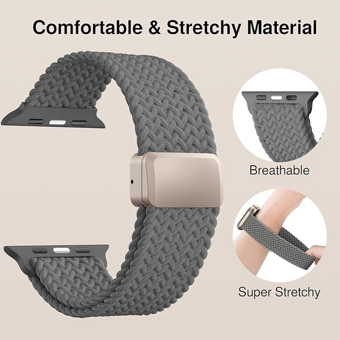Braided Stretchy Band Compatible - Image 3