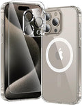 toushion 3 in 1 for iPhone 15 Pro Case Clear by Unknown