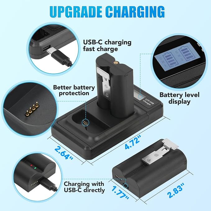 2-Pack 7200mAh Replacement Battery Pack - Image 3